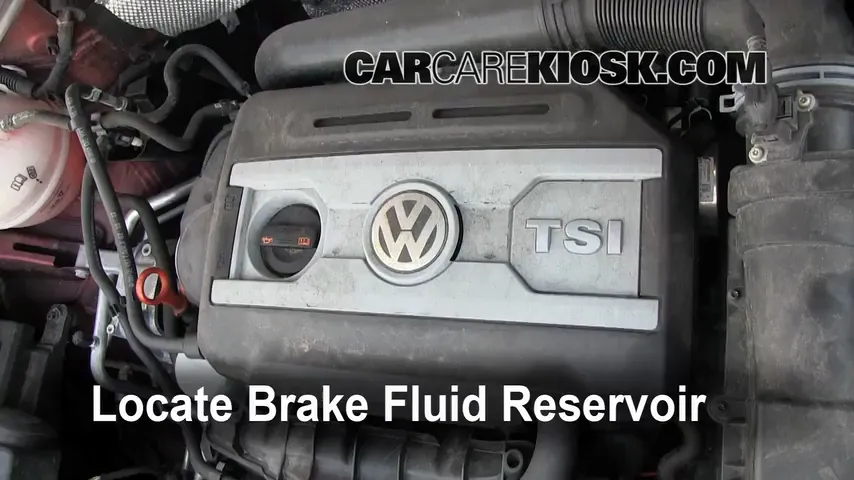 2011 Volkswagen Tiguan SE 2.0L 4 Cyl. Turbo Brake Fluid Check Fluid Level